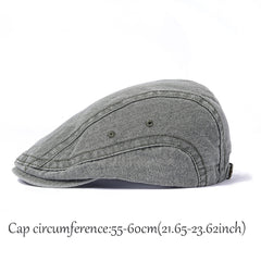 Casual Summer British Beret Sun Breathable Hat for Men Women