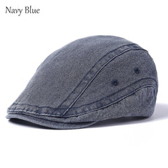 Casual Summer British Beret Sun Breathable Hat for Men Women