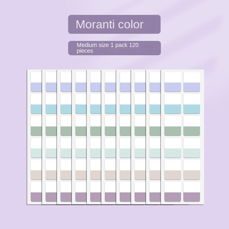 Morandi Index Label Sticker Sticky Notes for Students