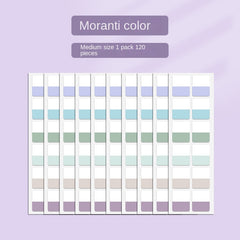 Morandi Index Label Sticker Sticky Notes for Students