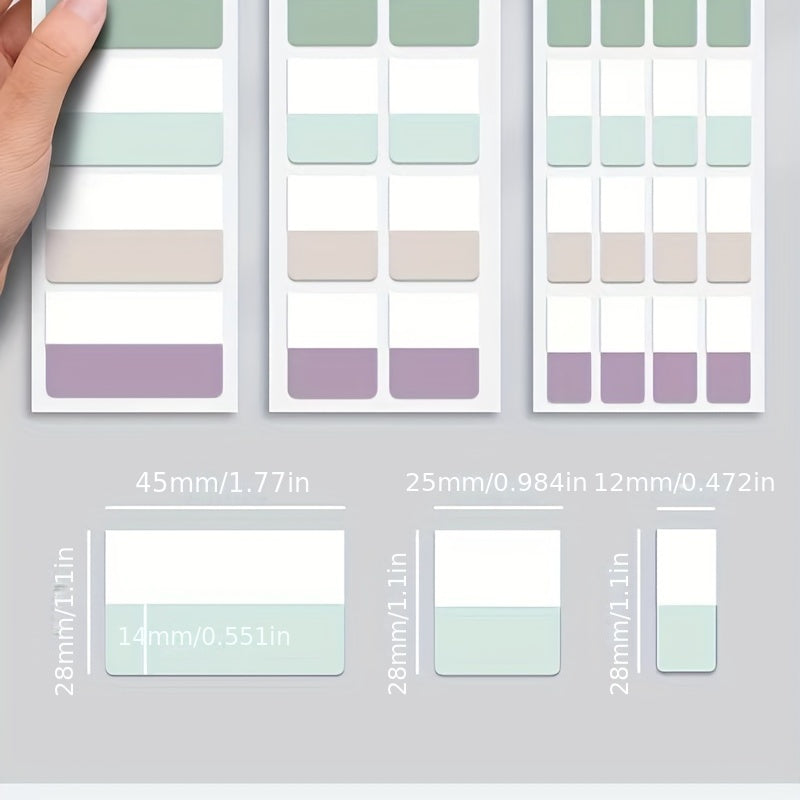Morandi Index Label Sticker Sticky Notes for Students