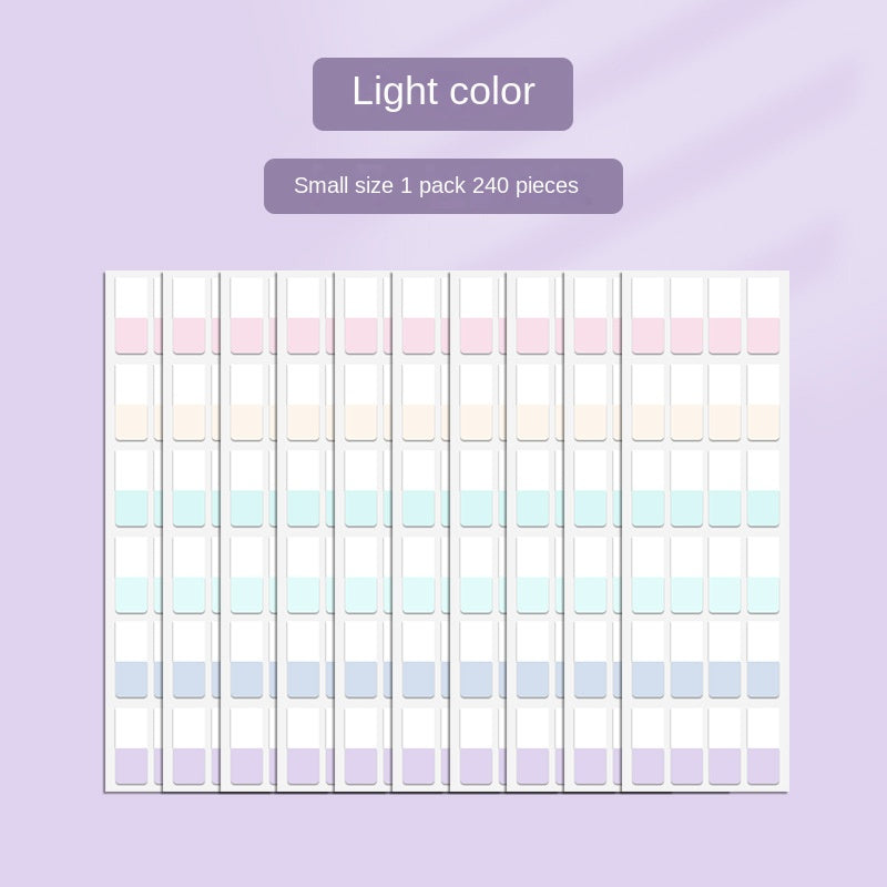 Morandi Index Label Sticker Sticky Notes for Students