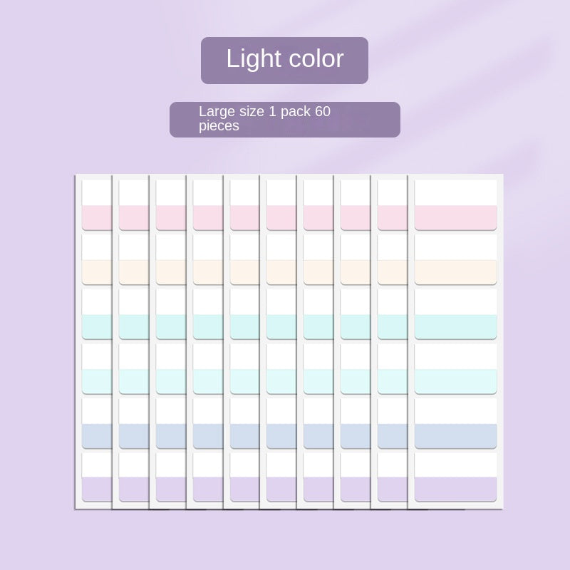 Morandi Index Label Sticker Sticky Notes for Students