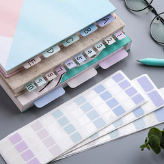Morandi Index Label Sticker Sticky Notes for Students