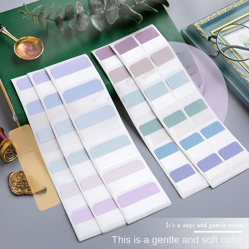 Morandi Index Label Sticker Sticky Notes for Students