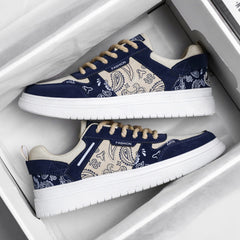 Men's Lace Up Skate Shoes Breathable Walking Sneakers