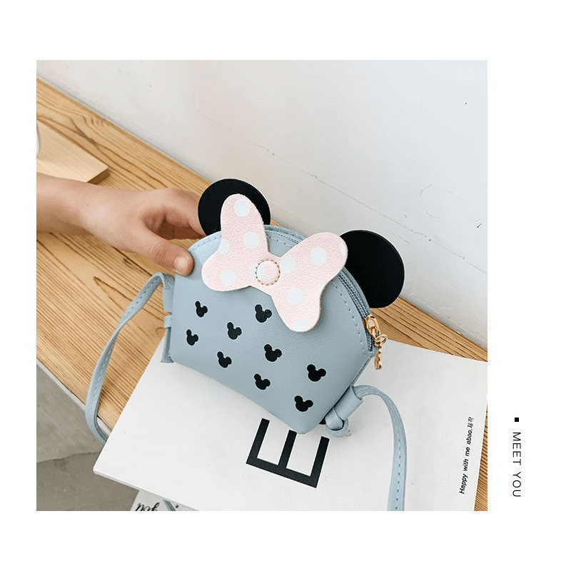 Girls Shoulder Bag Bow Coin Purse Wallet Princess Crossbody Bag