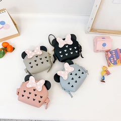Girls Shoulder Bag Bow Coin Purse Wallet Princess Crossbody Bag