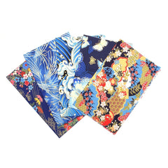 Japanese Style Fabric Bundle Squares Patchwork 24x19 Inch