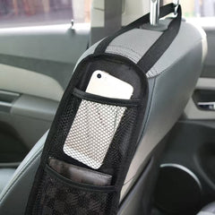 Car Seat Side Organizer Storage Hanging Bag Drink Holder Phone Holder