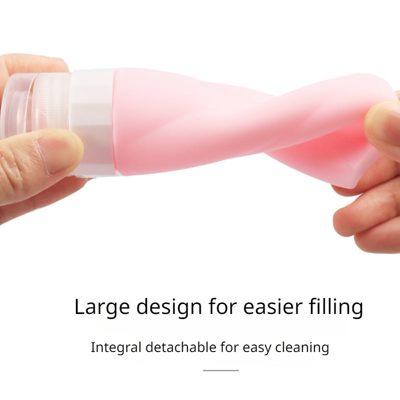 1pc Silicone Travel Bottle Leak-proof Container