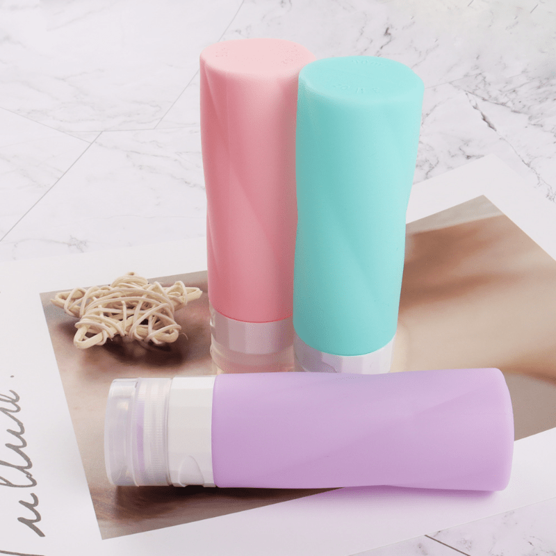1pc Silicone Travel Bottle Leak-proof Container