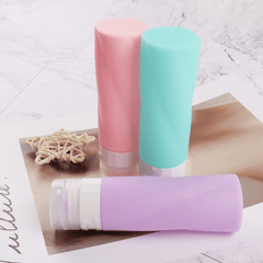 1pc Silicone Travel Bottle Leak-proof Container