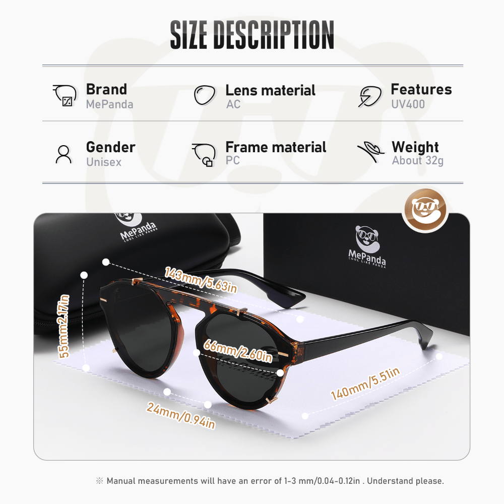 MePanda Retro UV Resistant Sunglasses