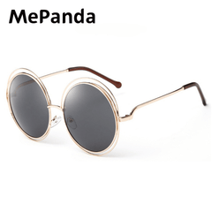 MePanda Retro Unisex Large Round Frame Sunglasses