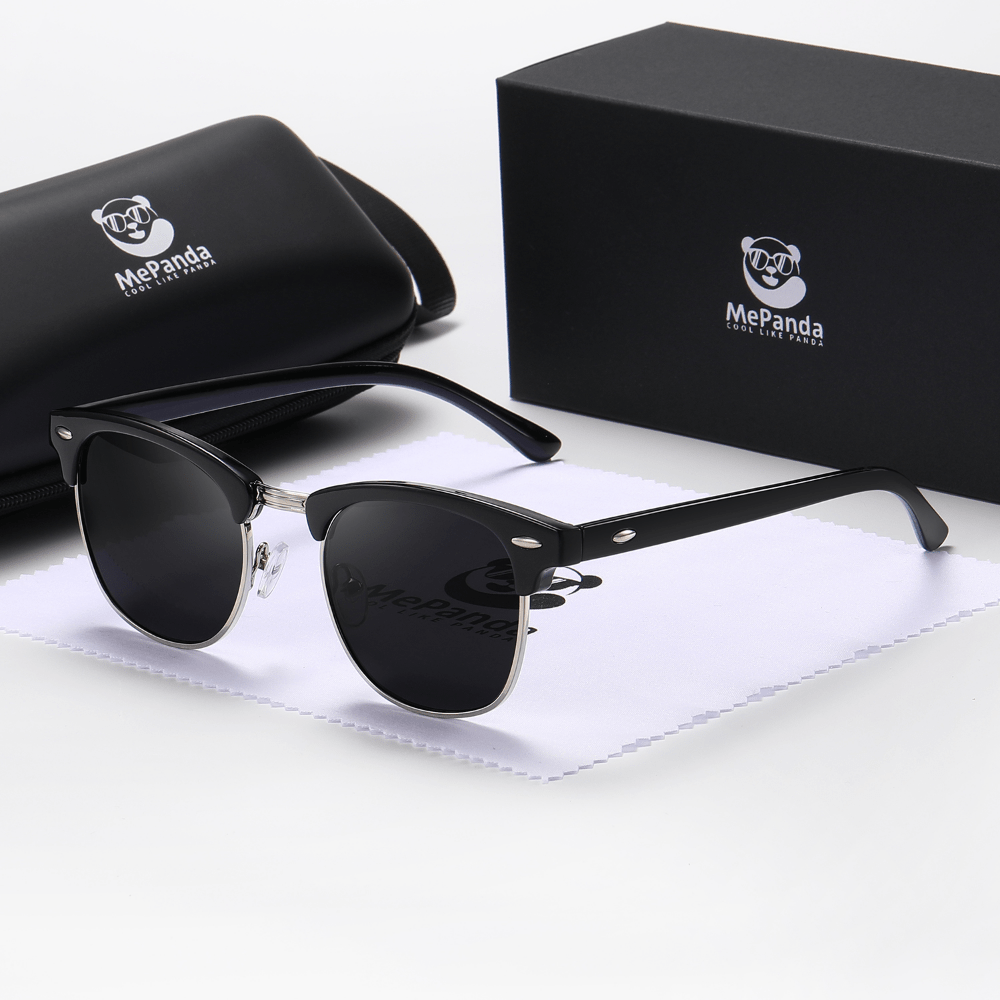 MePanda Retro Unisex Square Frame Casual Outdoor Sunglasses