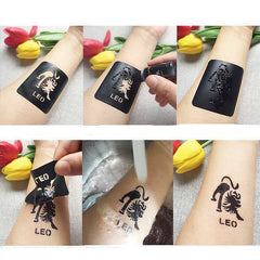 10ml Tattoo Ink 6 Tattoo Templates Waterproof Tattoo Paste Set