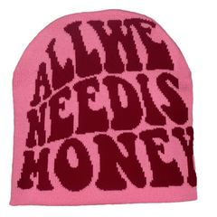 Fashionable Ear Protection Sport Knit Beanie Hat with Letter Embroidery