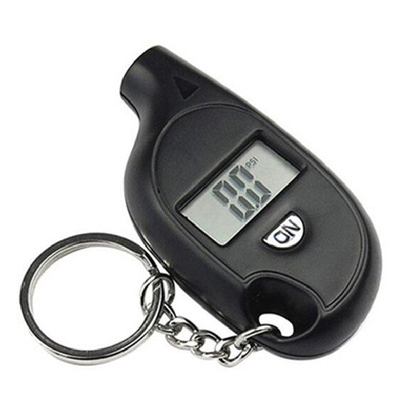 Car Keychain Tire Gauge Digital Lcd Air Pressure Tester