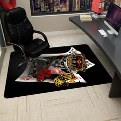 Halloween Skull Area Rug Machine Washable Indoor Floor Mat