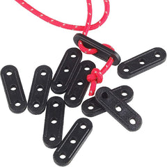 10pcs Plastic Cord Tensioners Rope Adjuster for Outdoor Activities