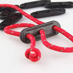 10pcs Plastic Cord Tensioners Rope Adjuster for Outdoor Activities