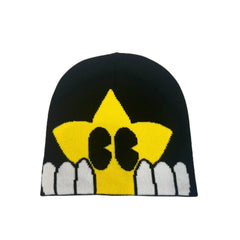 Fashionable Ear Protection Sport Knit Beanie Hat Autumn Winter Warm Ski Cold Hat