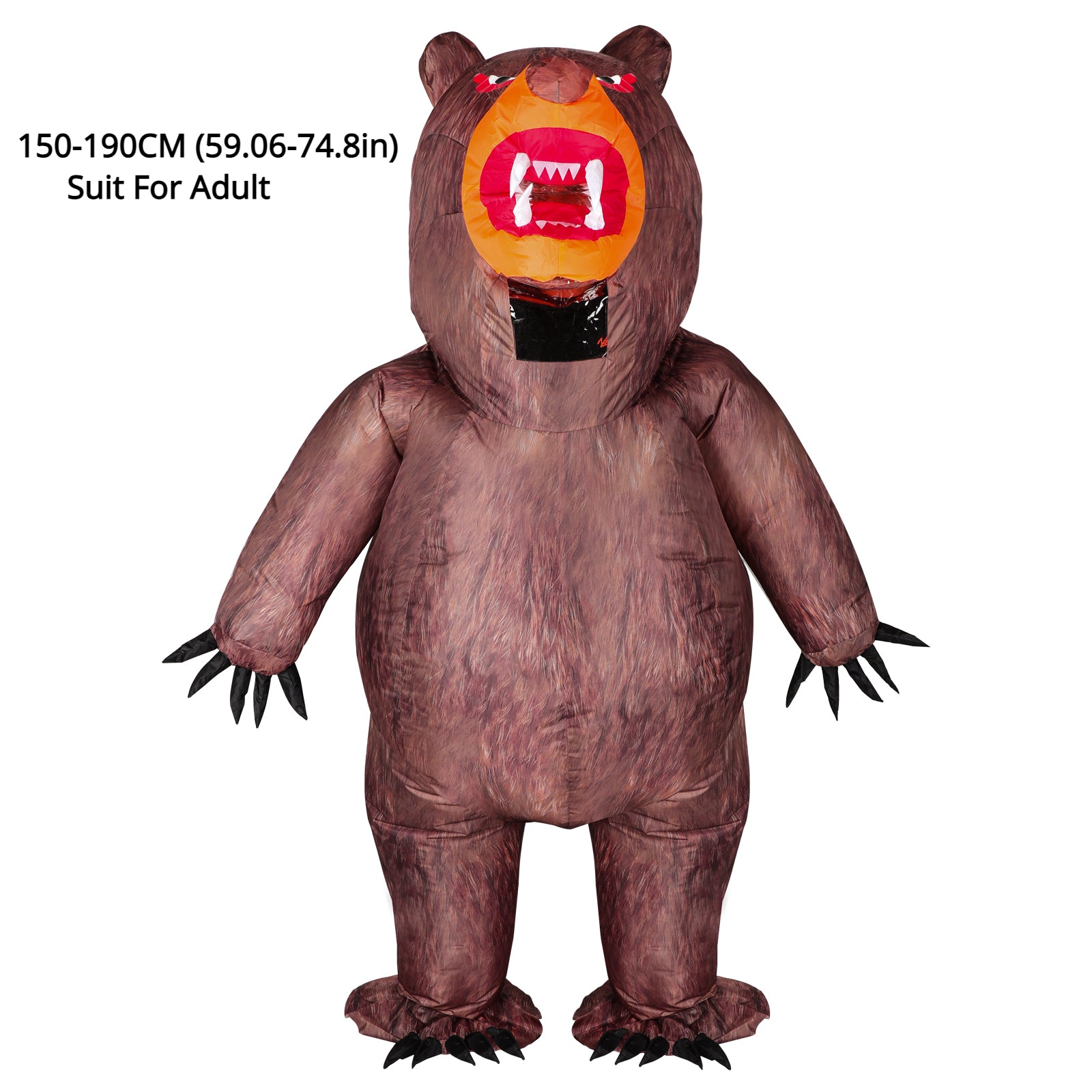 Funny Bear Inflatable Costume Blow Up Animal Halloween Costume
