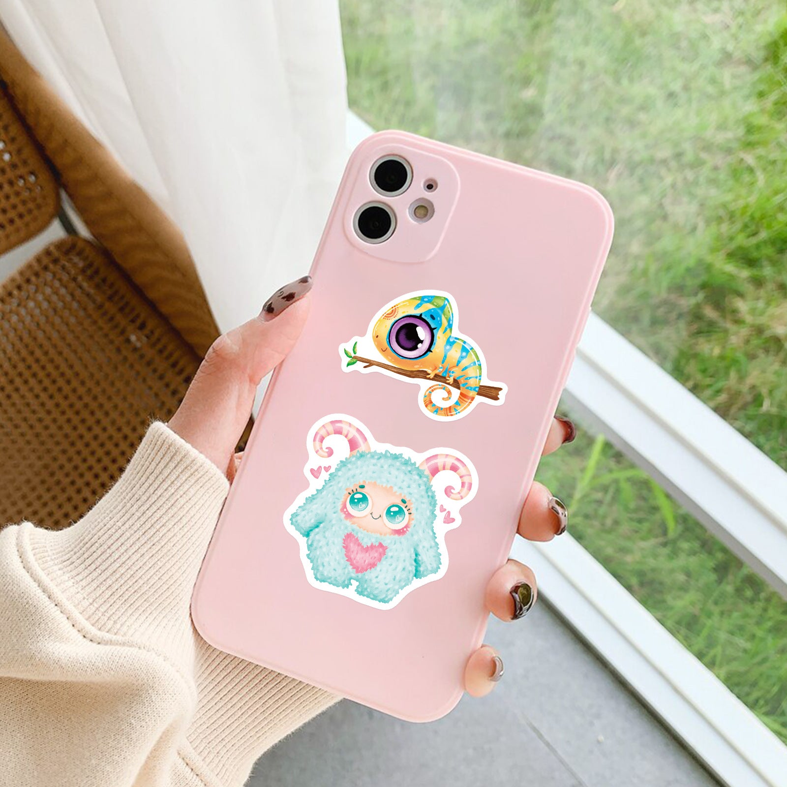50pc Big Eye Animal Graffiti Stickers Pack Waterproof Vinyl Stick