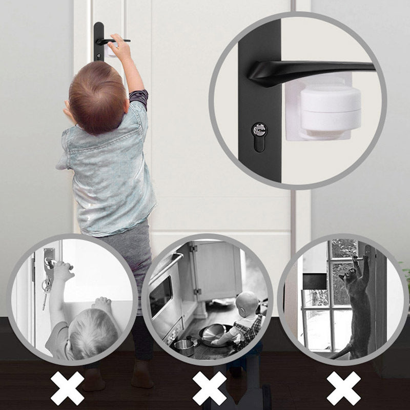 ABS Protection Device For Child Safety - Door Lever Lock