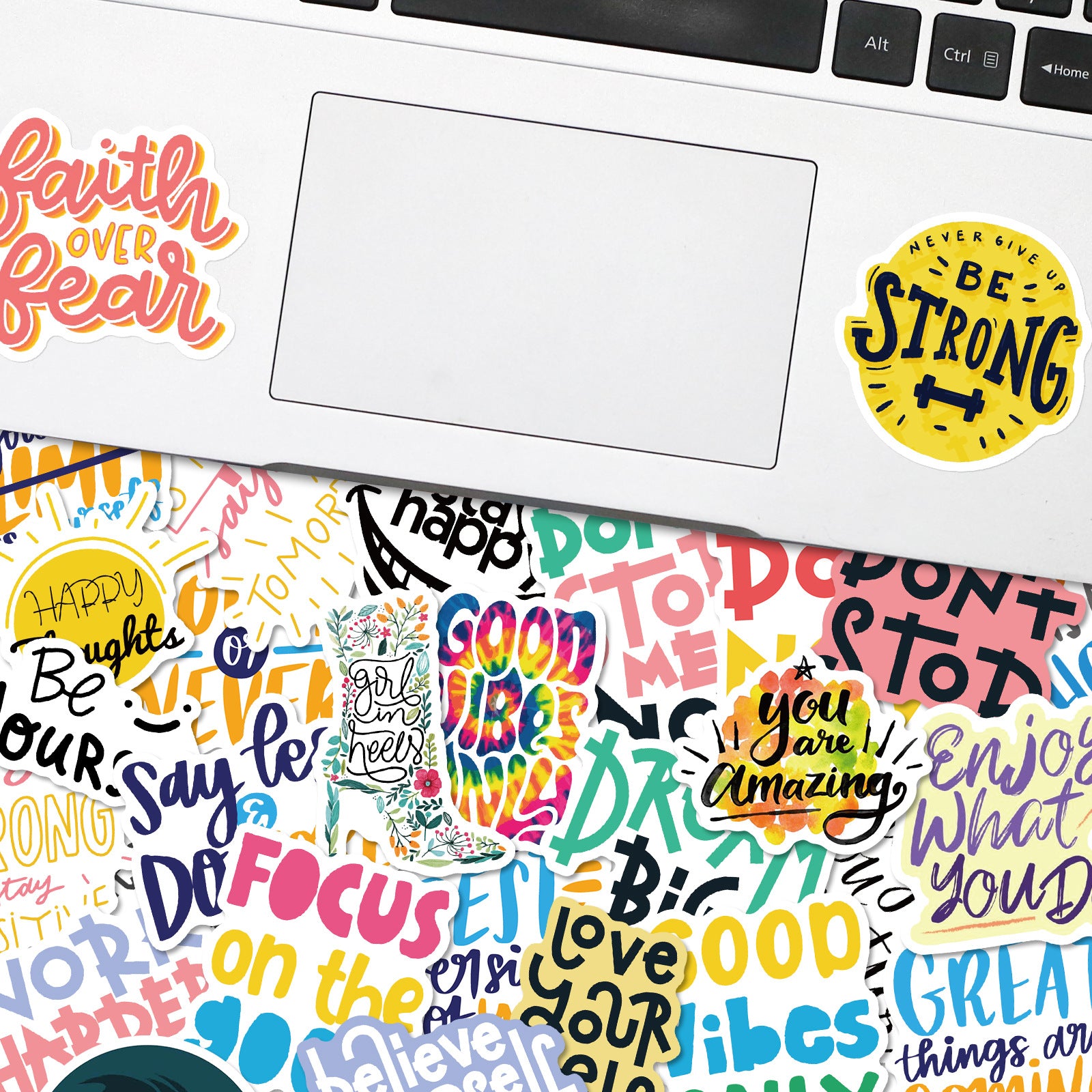 50pcs Mental Health Stickers Awareness Water Bottle Laptop Adults Therapist