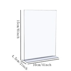 3pcs Acrylic Display Board Enhance Table's Visibility & Click Rates