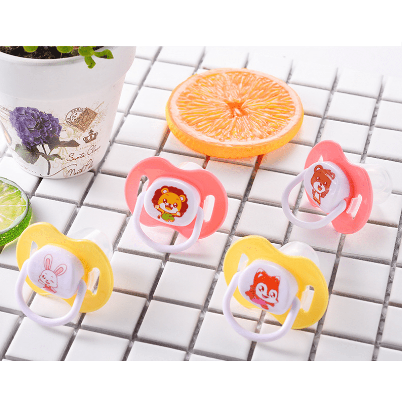 Cartoon Baby Silicone Soother with Accessories
