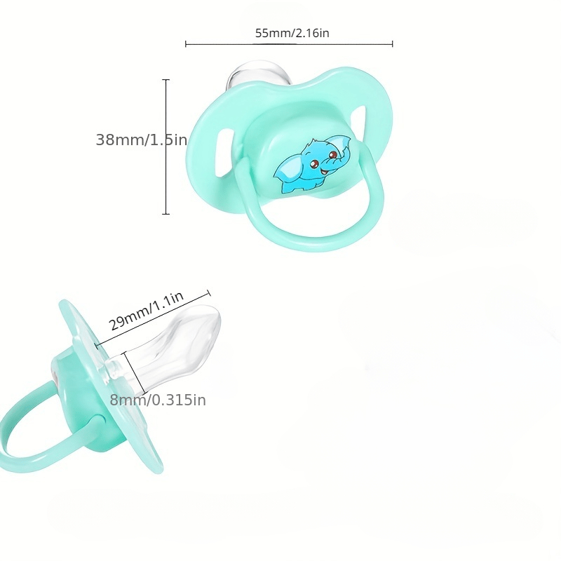Cartoon Baby Silicone Soother with Accessories