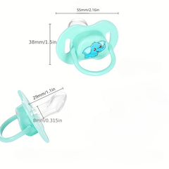 Cartoon Baby Silicone Soother with Accessories