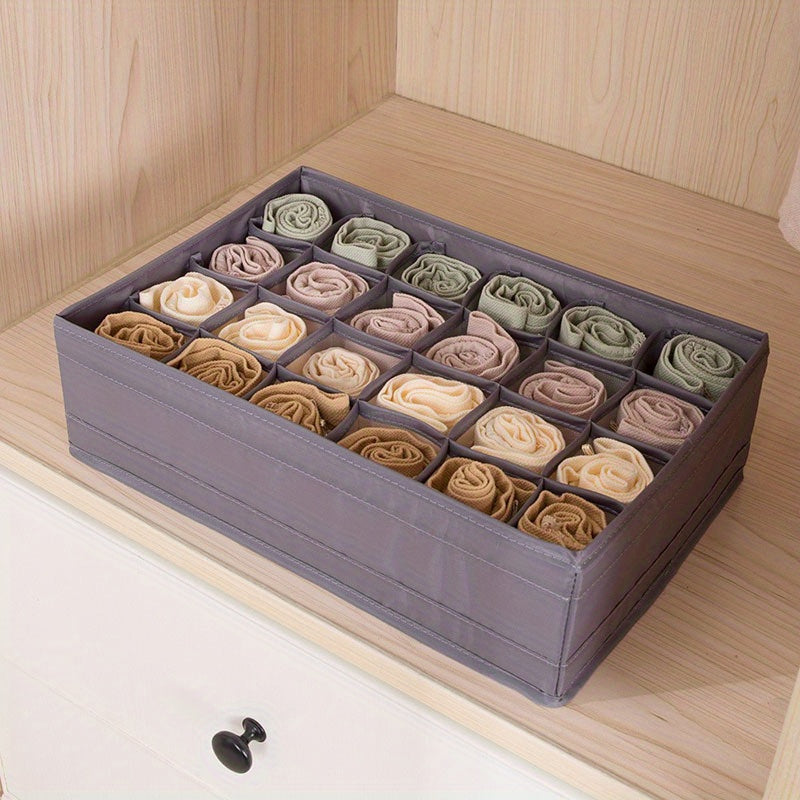 Foldable Underwear & Sock Storage Box Organizer Container