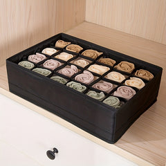 Foldable Underwear & Sock Storage Box Organizer Container
