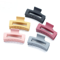 Square Hair Clips Claw Clips Ponytail Buckle Daily Hair Accessories For Girls