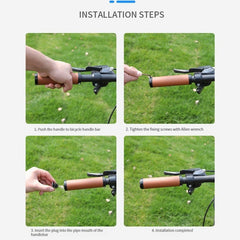 Universal Bike Handle Cover PU Solid Bicycle Handle Grip