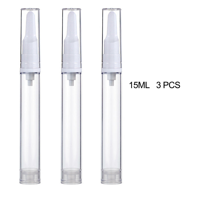 3pcs Mini Foundation Travel Bottles 5ml 10ml 15ml