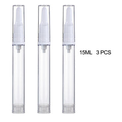3pcs Mini Foundation Travel Bottles 5ml 10ml 15ml