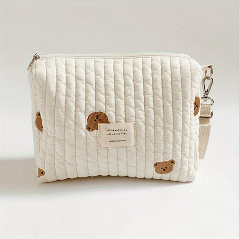Portable Embroidered Baby Diaper Bag Organizer