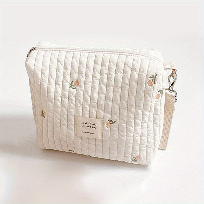 Portable Embroidered Baby Diaper Bag Organizer