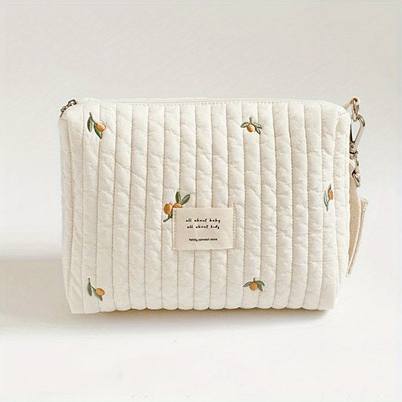 Portable Embroidered Baby Diaper Bag Organizer