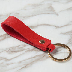 PU Leather Keychain Business Gift Car Key Strap Waist Wallet Keyrings