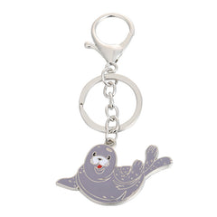 Cartoon Sea Animal Key Chain Dolphin Sea Lion Seal Goldfish Key Pendant