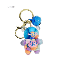 Graffiti Bear Keychain Car Key Pendant Small Gift