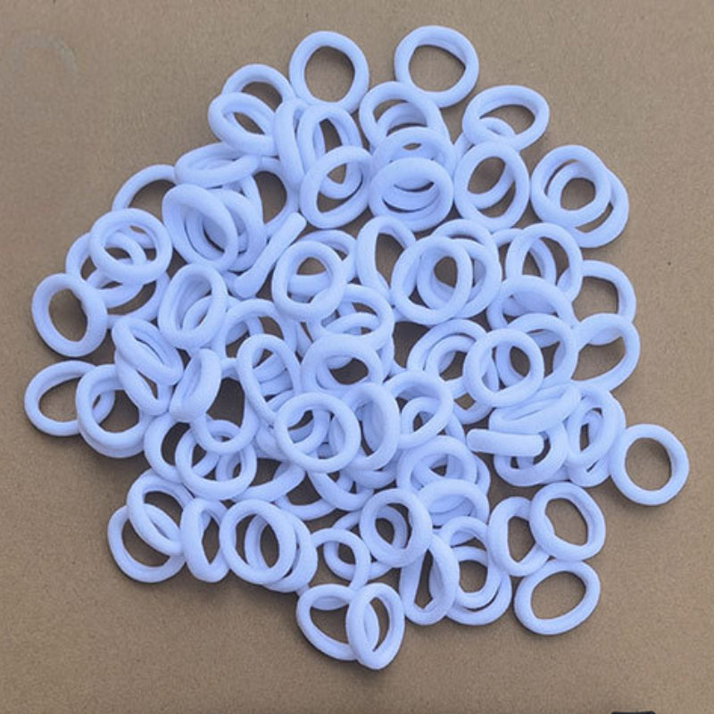 100pcs Baby Girl Kids Hair Bands Hair Tie Scrunchies Rope Ponytail Holder