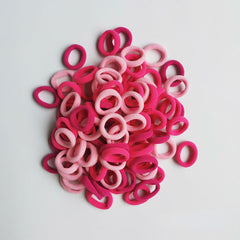 100pcs Baby Girl Kids Hair Bands Hair Tie Scrunchies Rope Ponytail Holder