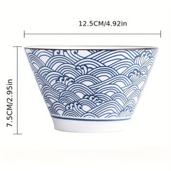 Japanese Style Ceramic Bowl Set for Ramen Noodles and Soup